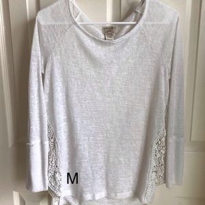 White Sheer Long Sleeve